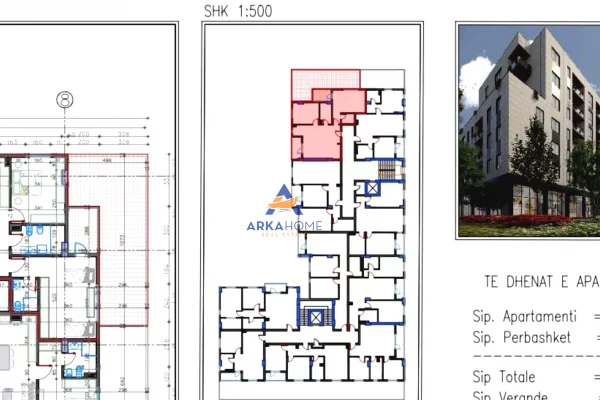 Shtepi ne shitje Apartament ne Tirane, 2+1, Mobilimi Bosh, pa mobiluar, Pagesa 156,000  Euro.