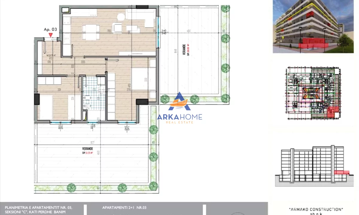 Shtepi ne shitje Apartament ne Tirane, 2+1, Mobilimi Bosh, pa mobiluar, Pagesa 129,890  Euro.