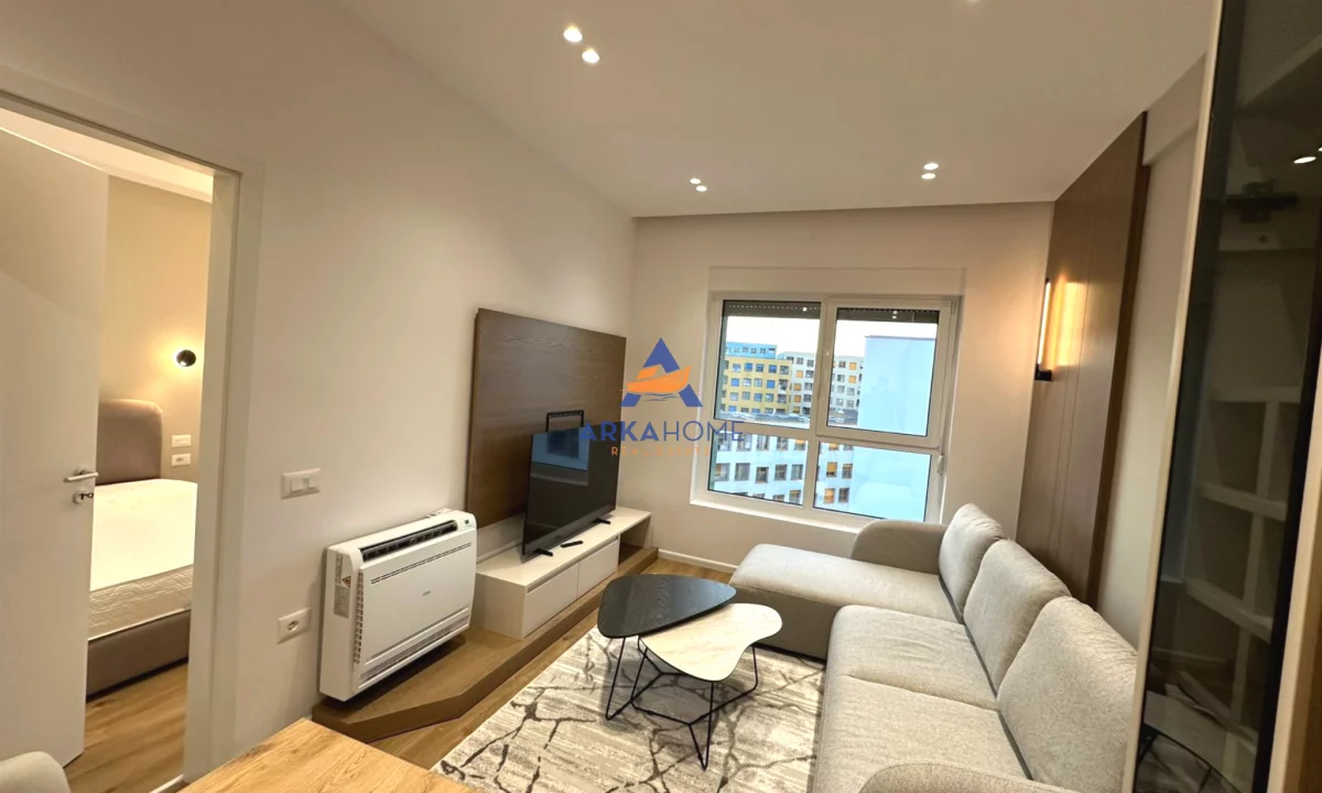 Shtepi me qera Apartament ne Tirane, 1+1, Mobilimi E mobiluar, Pagesa 519  Euro.