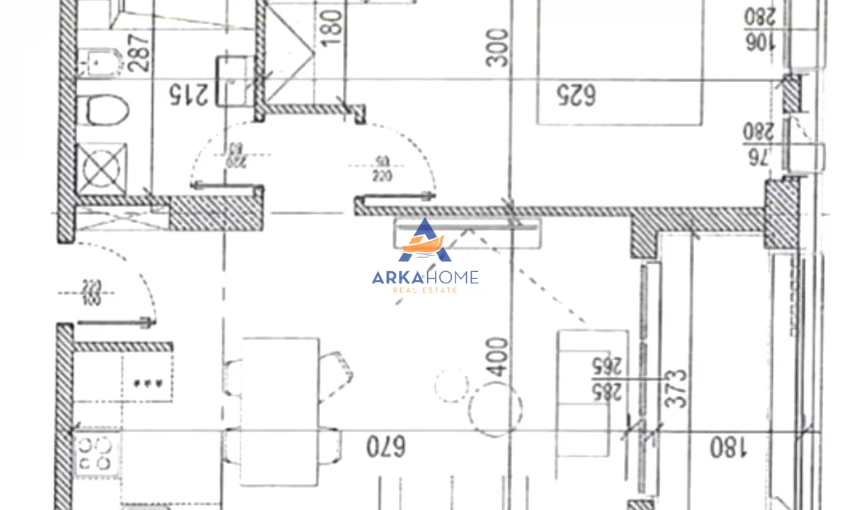 Shtepi ne shitje Apartament ne Tirane, 1+1, Mobilimi Bosh, pa mobiluar, Pagesa 144,000  Euro.