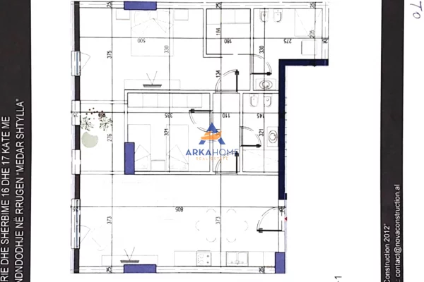 House for Sale 2+1 in Tirana - 324,800 Euro