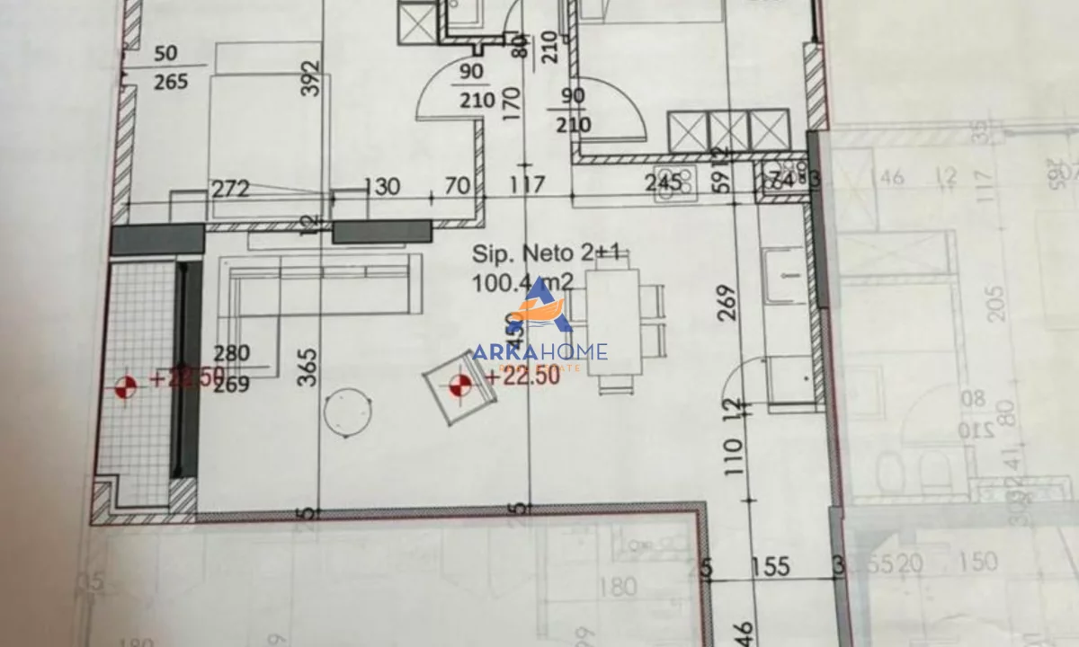 Shtepi ne shitje Apartament ne Tirane, 2+1, Mobilimi Bosh, pa mobiluar, Pagesa 192,000  Euro.