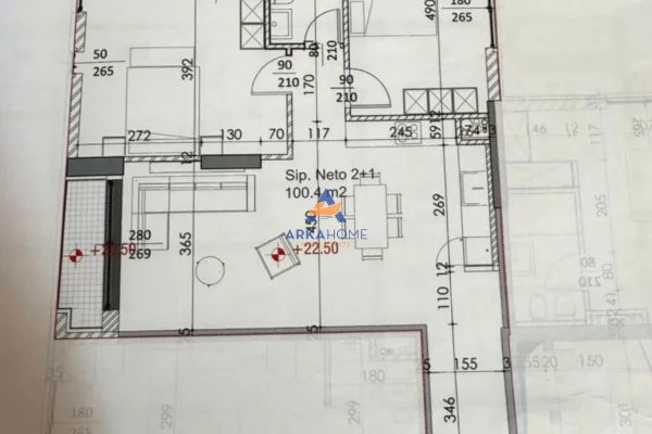 Shtepi ne shitje 2+1 ne Tirane - 192,000 Euro