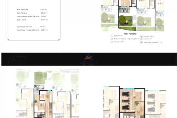 Shtepi ne shitje 3+1 ne Tirane - 610,650 Euro