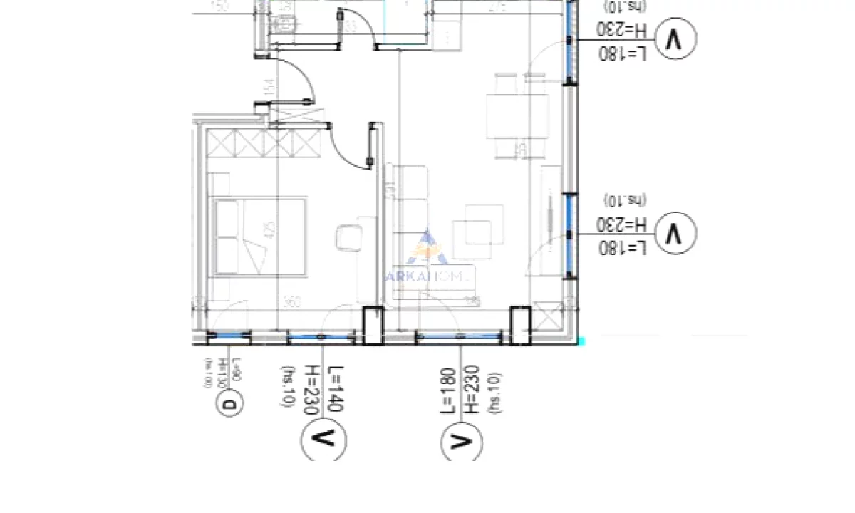 Shtepi ne shitje Apartament ne Tirane, 1+1, Mobilimi Bosh, pa mobiluar, Pagesa 137,000  Euro.