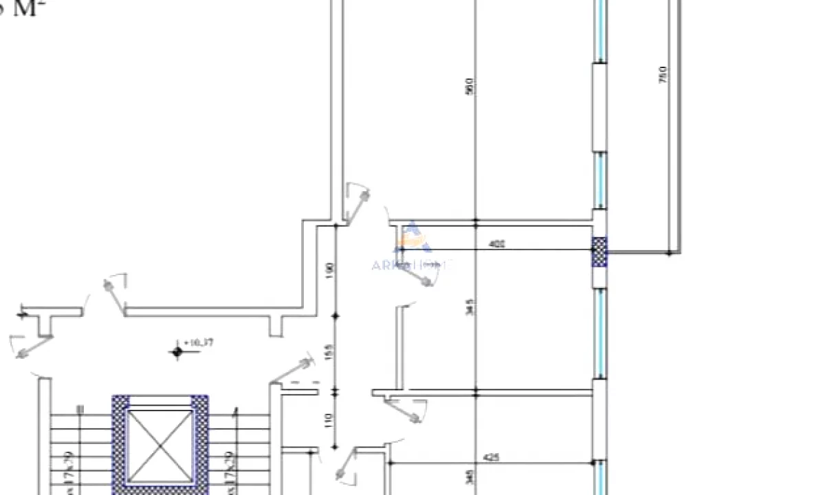 Shtepi ne shitje Apartament ne Tirane, 2+1, Mobilimi Bosh, pa mobiluar, Pagesa 258,000  Euro.