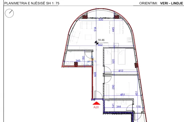 SHITET APARTAMENT 2+1 +BALLKON "QYTET STUDENTI" 277.940 EURO