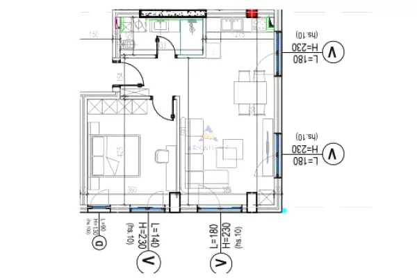 Shtepi ne shitje 1+1 ne Tirane - 118,450 Euro
