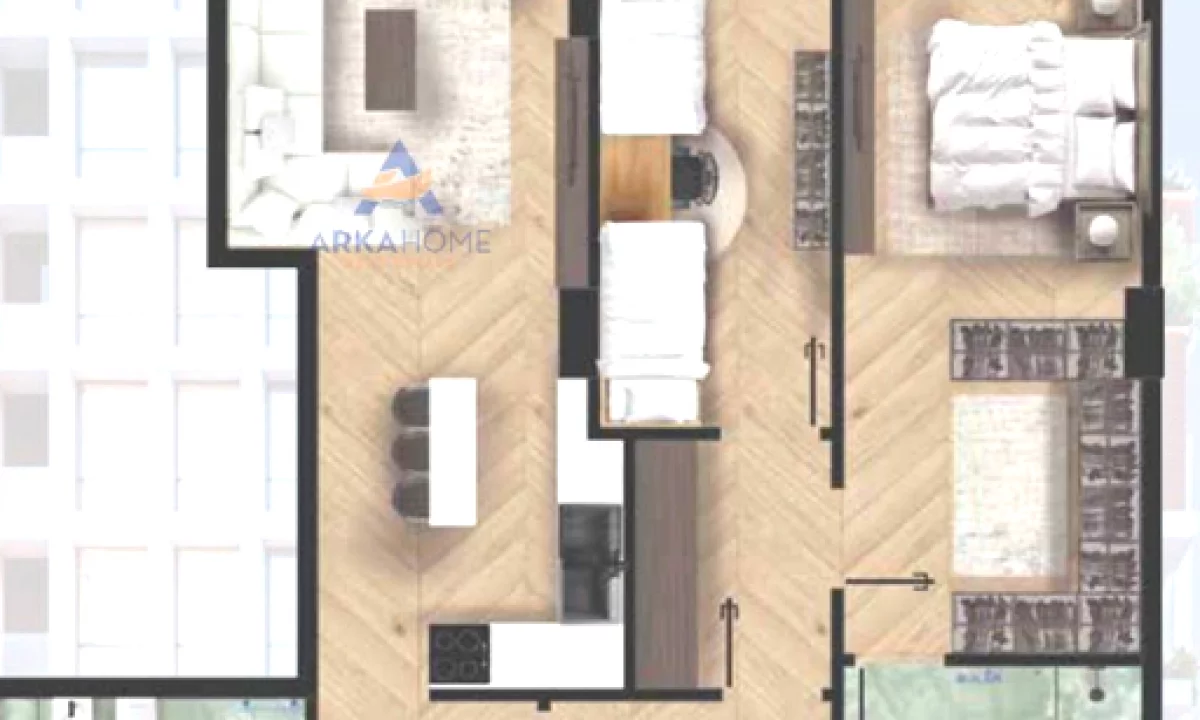 Apartment for sale in Tirana 2+1, Emty