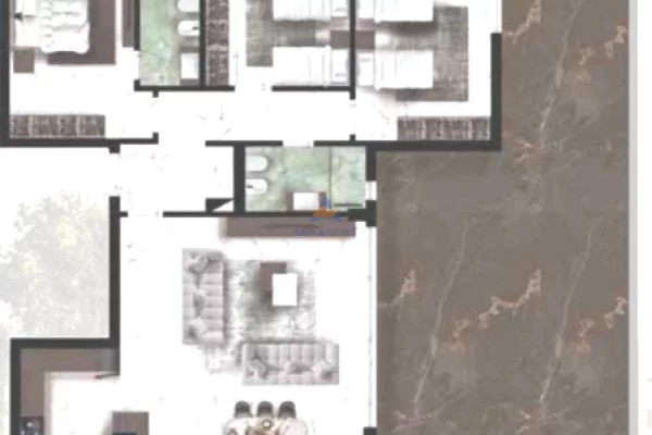 Shtepi ne shitje Apartament ne Tirane, 3+1, Mobilimi Bosh, pa mobiluar, Pagesa 412,614  Euro.