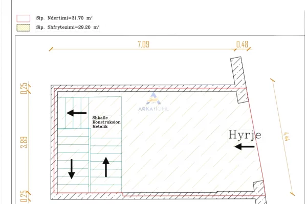 Ambient biznesi me qera 3+1 ne Tirane - 6,000 Euro