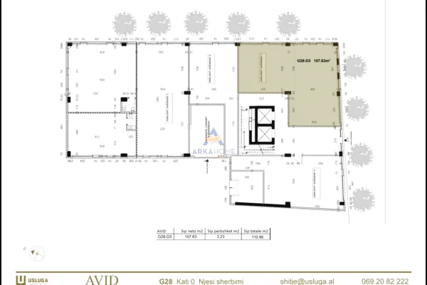 Business Property for Rent 1+1 in Tirana - 1,500 Euro