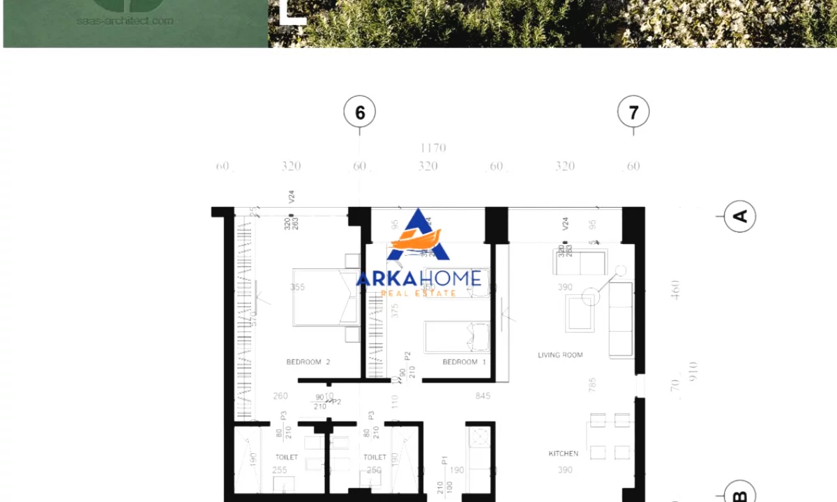 Shtepi ne shitje Apartament ne Tirane, 2+1, Mobilimi Bosh, pa mobiluar, Pagesa 246,000  Euro.