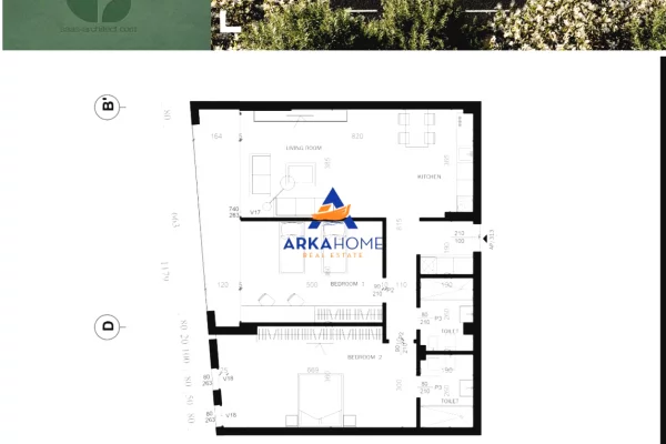 Shtepi ne shitje Apartament ne Tirane, 3+1, Mobilimi Bosh, pa mobiluar, Pagesa 282,000  Euro.