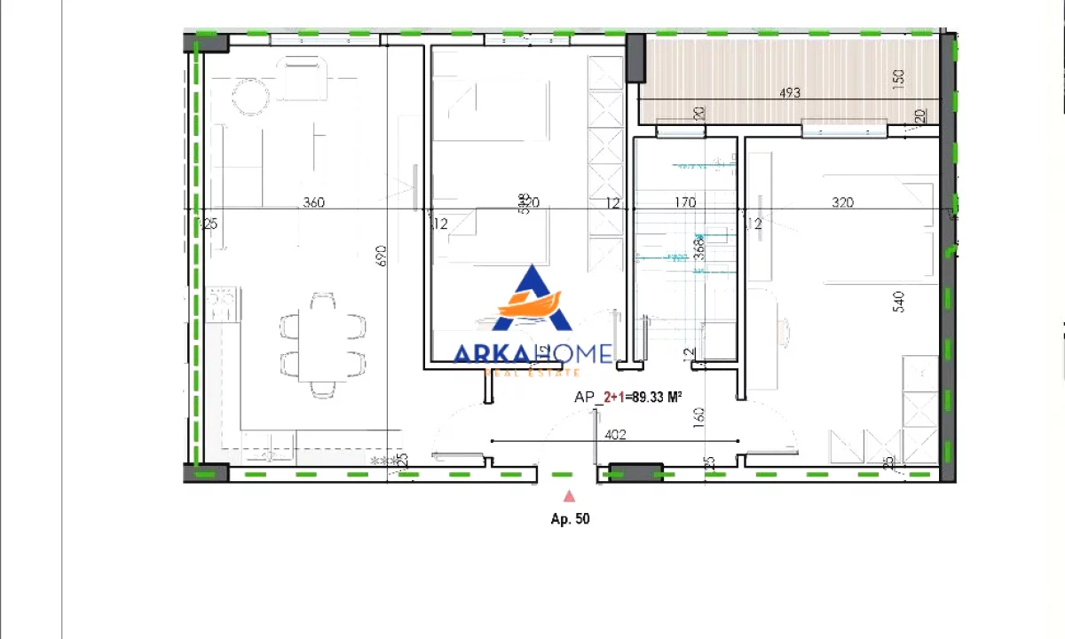 Shtepi ne shitje Apartament ne Tirane, 2+1, Mobilimi Bosh, pa mobiluar, Pagesa 91,820  Euro.
