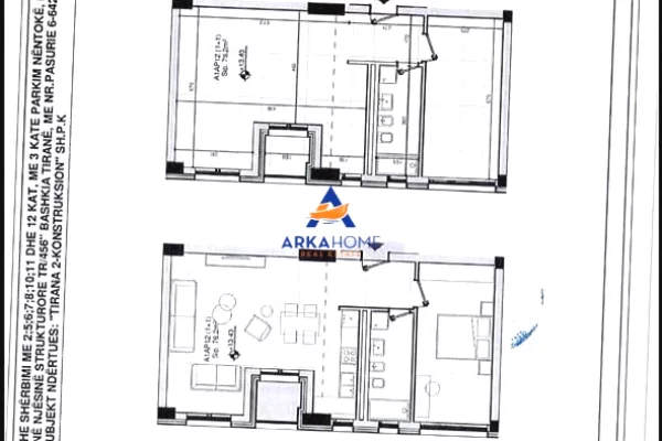 Apartment for sale in Tirana 1+1, Emty
