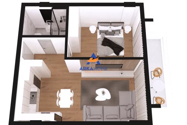 Apartment for sale in Durres 1+1, Emty