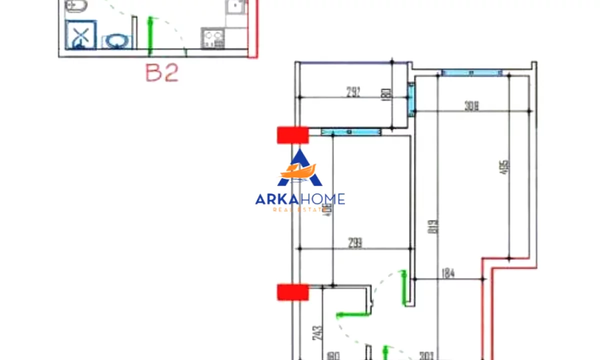 Apartment for sale in Durres 1+1, Emty