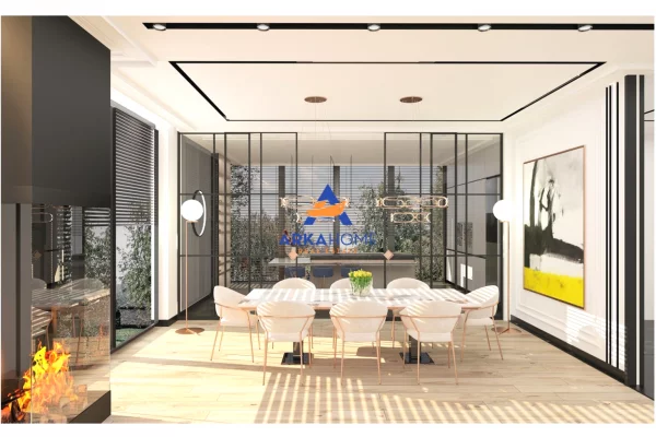 Shtepi ne shitje Vila Luksoze ne Tirane, 3+1, Mobilimi Bosh, pa mobiluar, Pagesa 245,000  Euro.