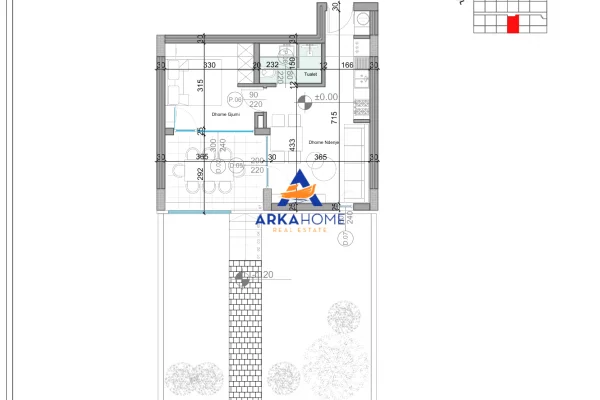 Shtepi ne shitje 1+1 ne Durres - 205,000 Euro