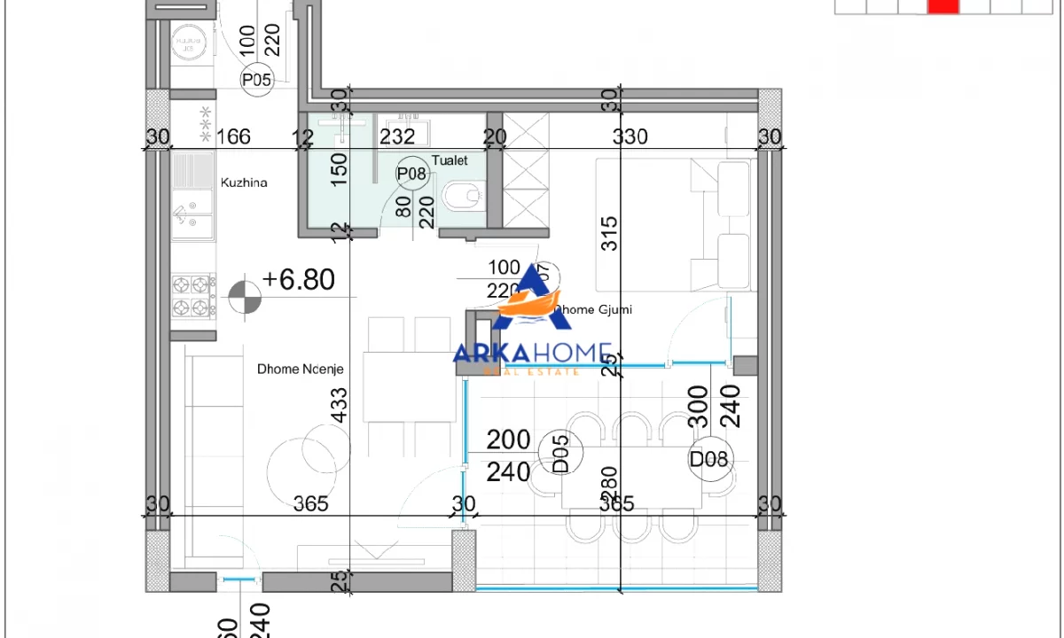 Shtepi ne shitje Apartament ne Durres, 1+1, Mobilimi Bosh, pa mobiluar, Pagesa 190,000  Euro.