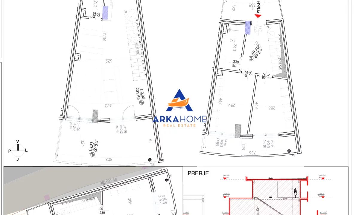 Villa di lusso in vendita a Tirana 2+1, Vuoto