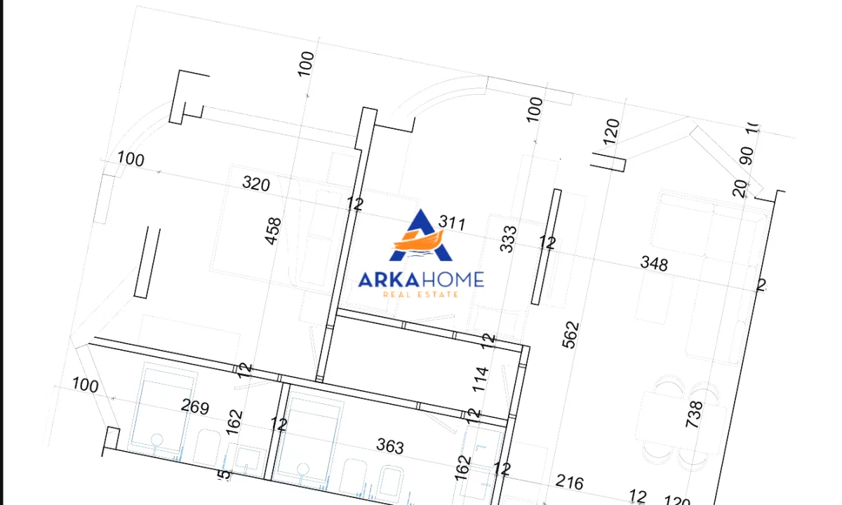 Appartamento in vendita a Tirana 2+1, Vuoto