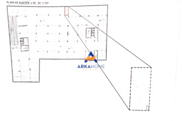 SHITEN 6 POSTE PARKIMI 31M2 "PERBALLE VILA L, ASTIR" 23000 EURO/POST PARKIMI