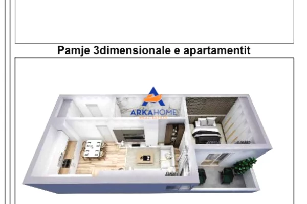 Shtepi ne shitje Apartament ne Tirane, 1+1, Mobilimi Bosh, pa mobiluar, Pagesa 160,000  Euro.