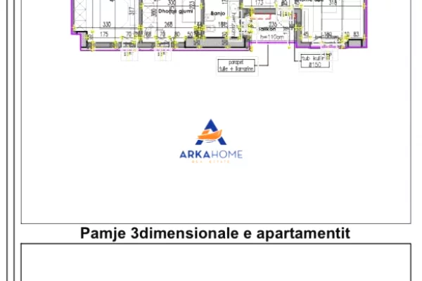 Appartamento in vendita a Tirana 1+1, Vuoto