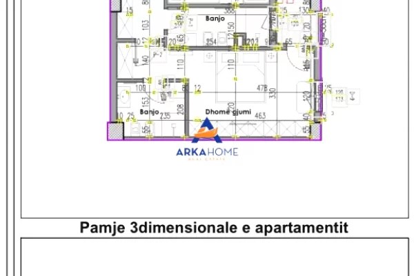 Appartamento in vendita a Tirana 2+1, Vuoto
