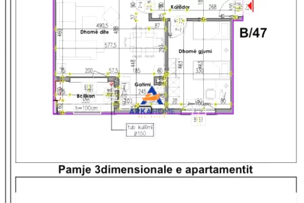 Appartamento in vendita a Tirana 3+1, Vuoto