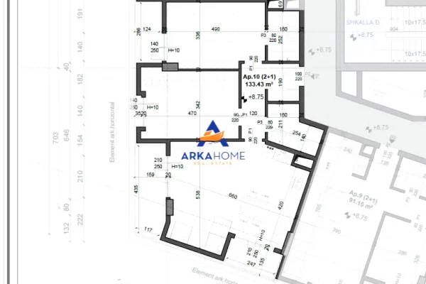 APARTAMENT NË SHITJE " MEIS REZIDENC " 222000 EURO