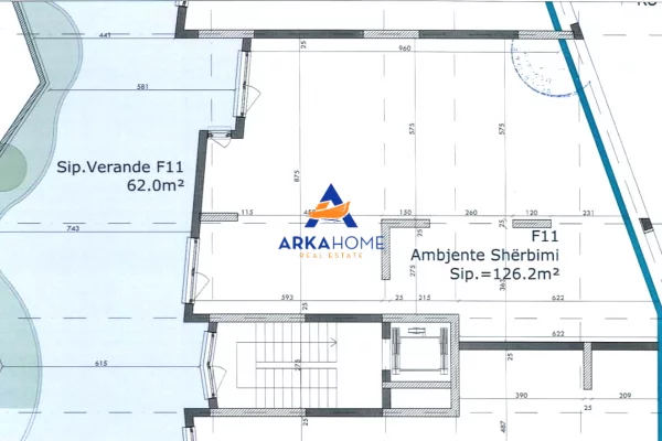 JEPET ME QERA NJESI BIZNESI 127M2 "RIVER RESIDENCE, UNAZA E RE" 1300 EURO