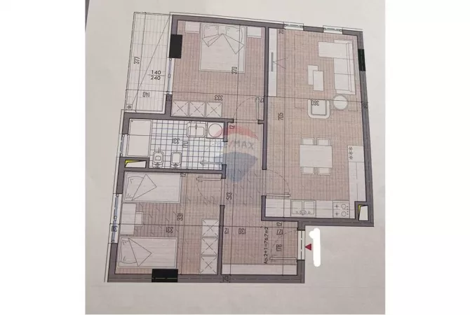 Shtepi ne shitje 2+1 ne Tirane - 88,000 Euro