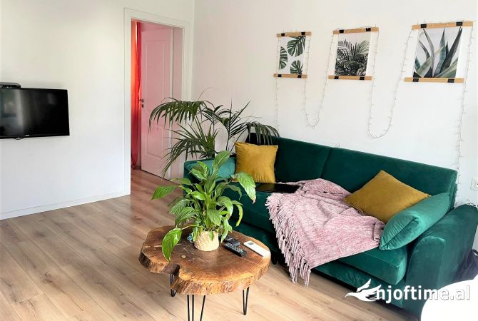 Shtepi me qera Apartament ne Tirane, 1+1, Mobilimi E mobiluar, Pagesa 550  Euro.