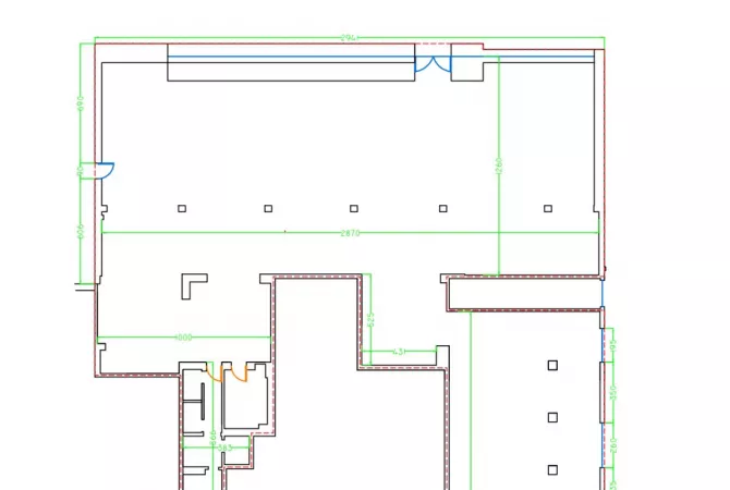 AMBIENT KOMERCIAL PER QIRA - 727 m2, TEK ISH-EKSPOZITA !