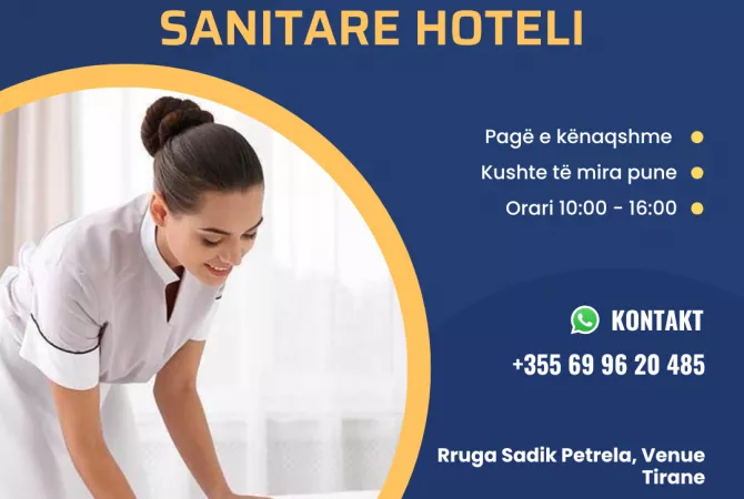 Njoftime Pune Sanitare per Hotel