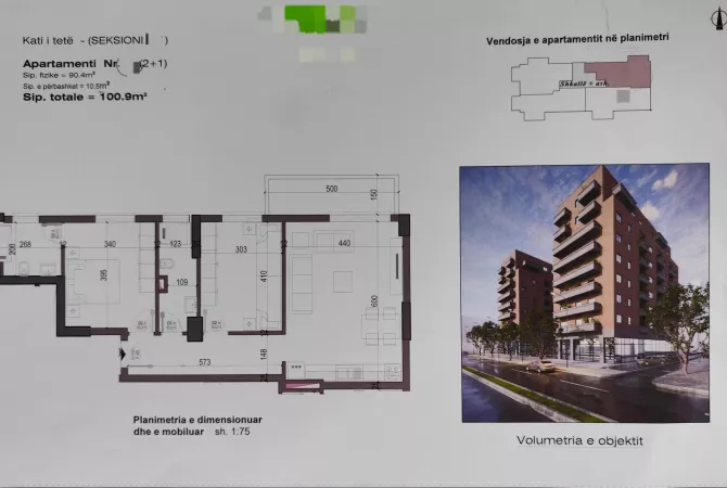 Casa in vendita 2+1 a Tirana - 78,700 Euro