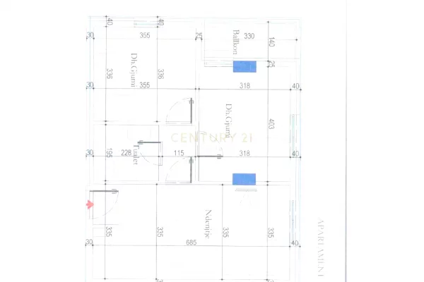 House for Sale 2+1 in Tirana - 110,430 Euro