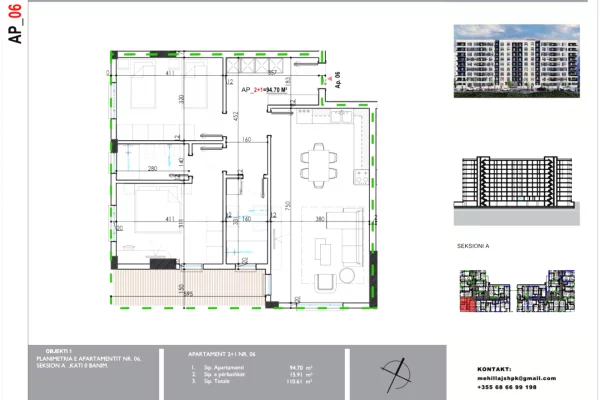Shtepi ne shitje 2+1 ne Tirane - 99,500 Euro