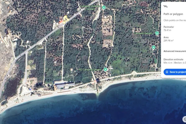 Truall ose Toke ne Himare - 65,000 Euro