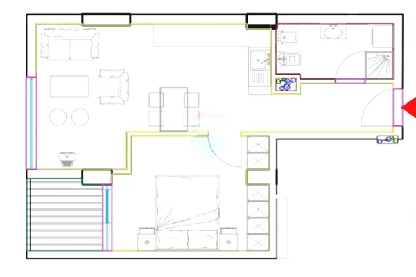 House for Sale 1+1 in Tirana - 78,900 Euro