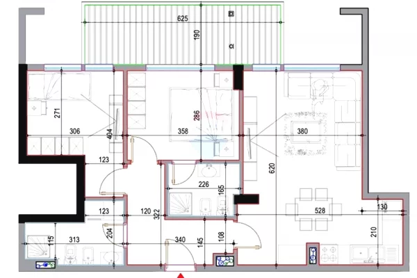 House for Sale 2+1 in Tirana - 121,200 Euro