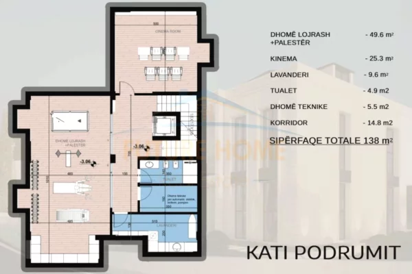 House for Sale 4+1 in Tirana - 1,100,000 Euro