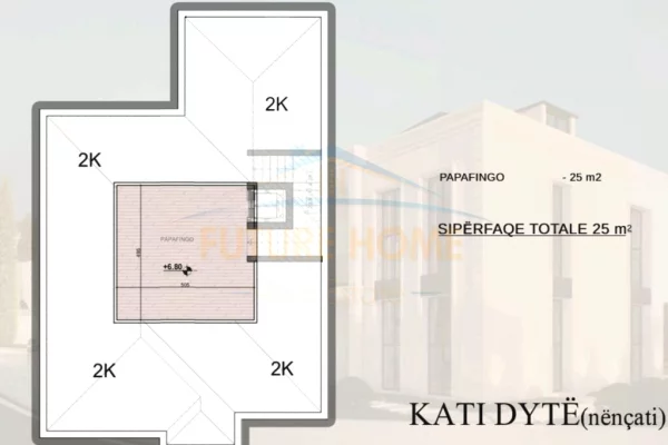 Luxury villas for sale in Tirana 4+1, Emty