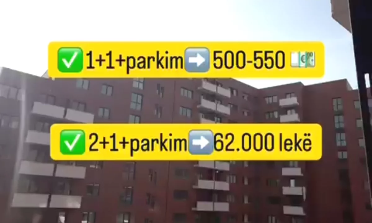 Apartment for rent in Tirana 1+1, Furnished