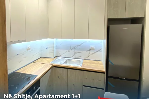 Shtepi ne shitje Apartament ne Tirane, 1+1, Mobilimi E mobiluar, Pagesa 89,000  Euro.