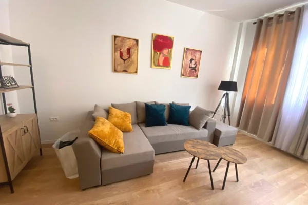 Shtepi me qera Apartament ne Tirane, 1+1, Mobilimi E mobiluar, Pagesa 600  Euro.