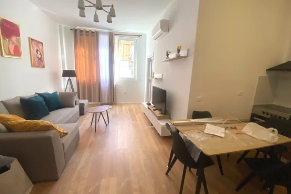 Shtepi me qera Apartament ne Tirane, 1+1, Mobilimi E mobiluar, Pagesa 600  Euro.